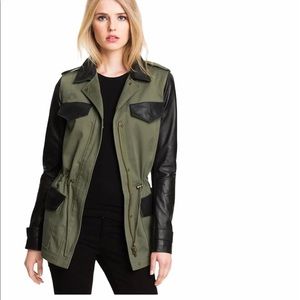 Veda Jones Canvas & Leather Cargo Trench Coat
